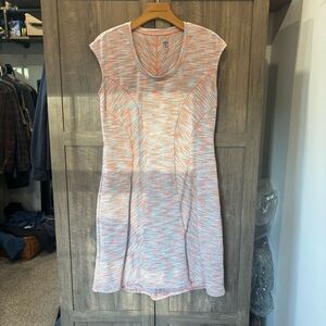 Title Nine Medium Dress Cap Sleeve Fit Flare Scoop Neck Cap Sleeve